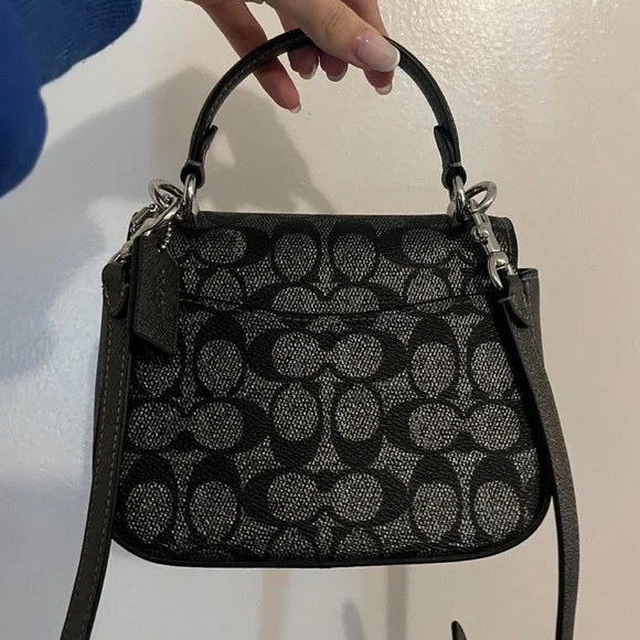 Coach Black and Gray Crossbody Bag